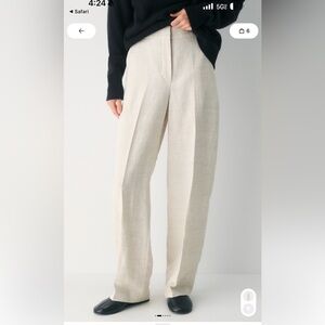 Aritzia 100% Linen Limitless pants